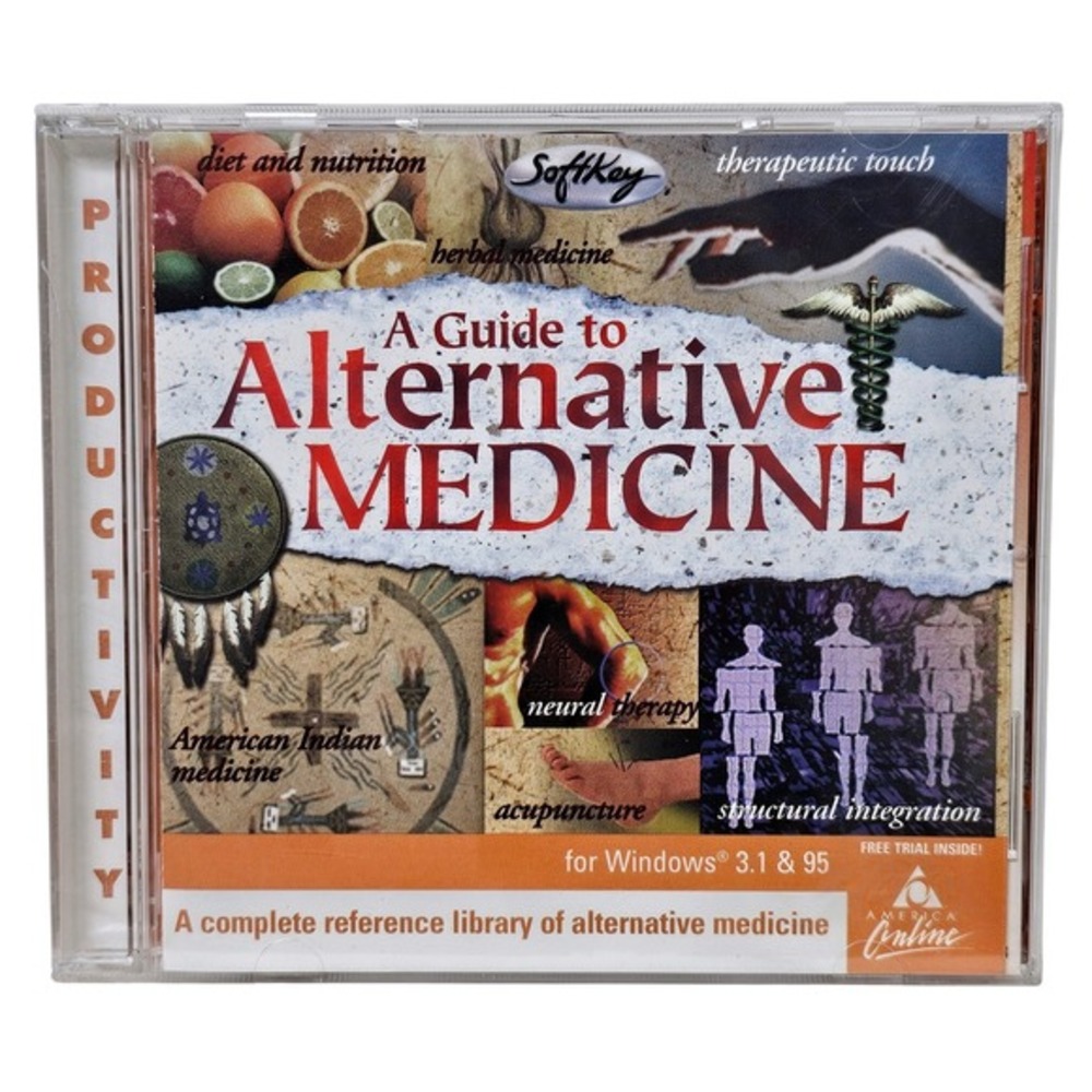 SoftKey Alternative‎ Medicine CD-ROM Windows 3.1 95 Vintage Reference Library